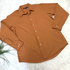 Croft & Barrow button up dress shirt Size Large 16 1/2-17